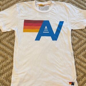 Aviator Nation White AV Shirt- Small